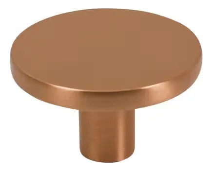 bouton de meuble rond laiton