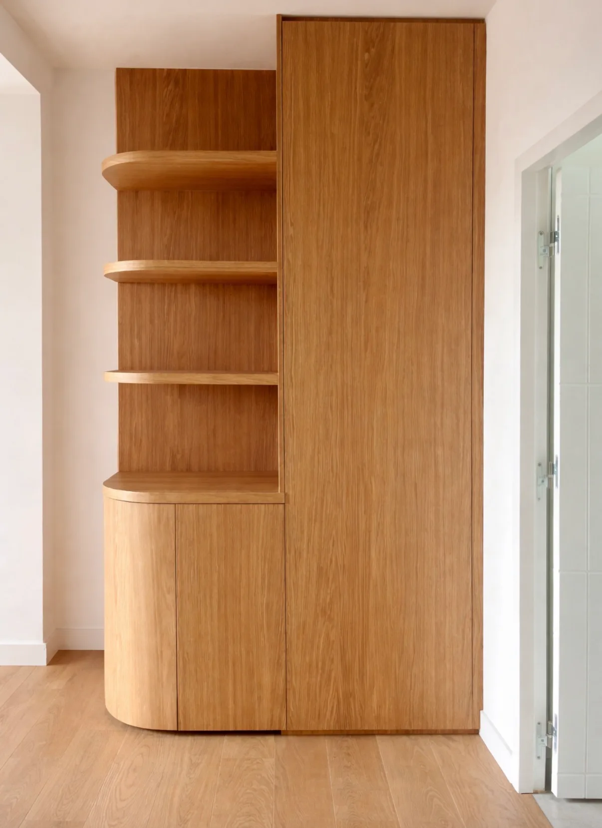 Meuble d'entrée placage bois