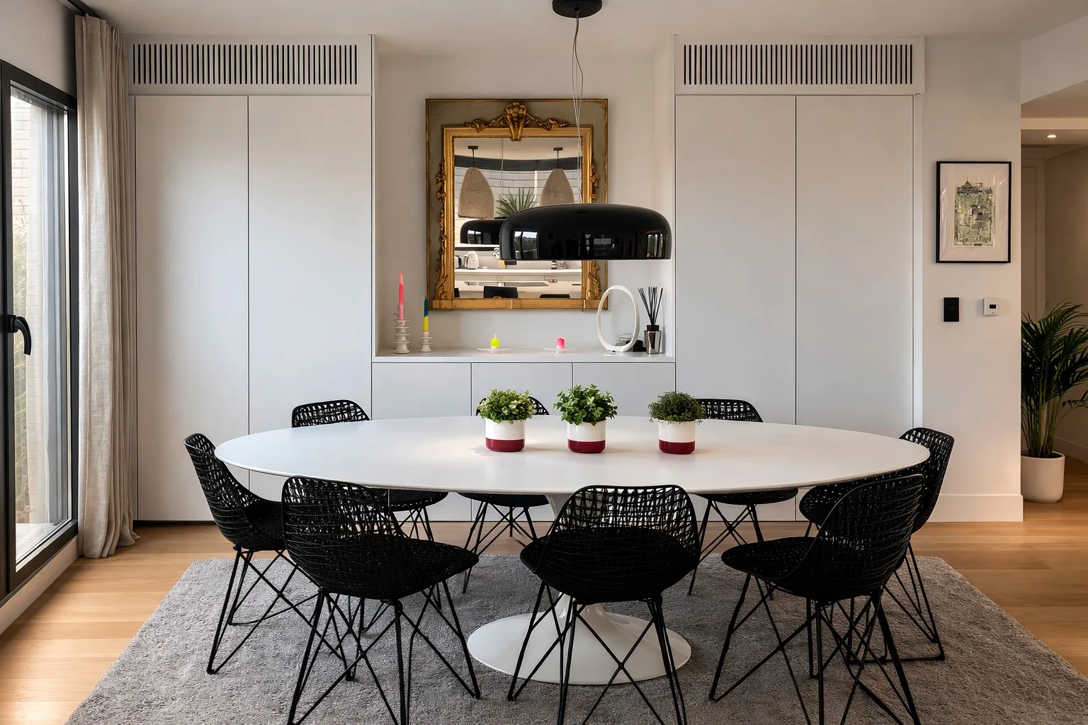 Meuble salle à manger laqué