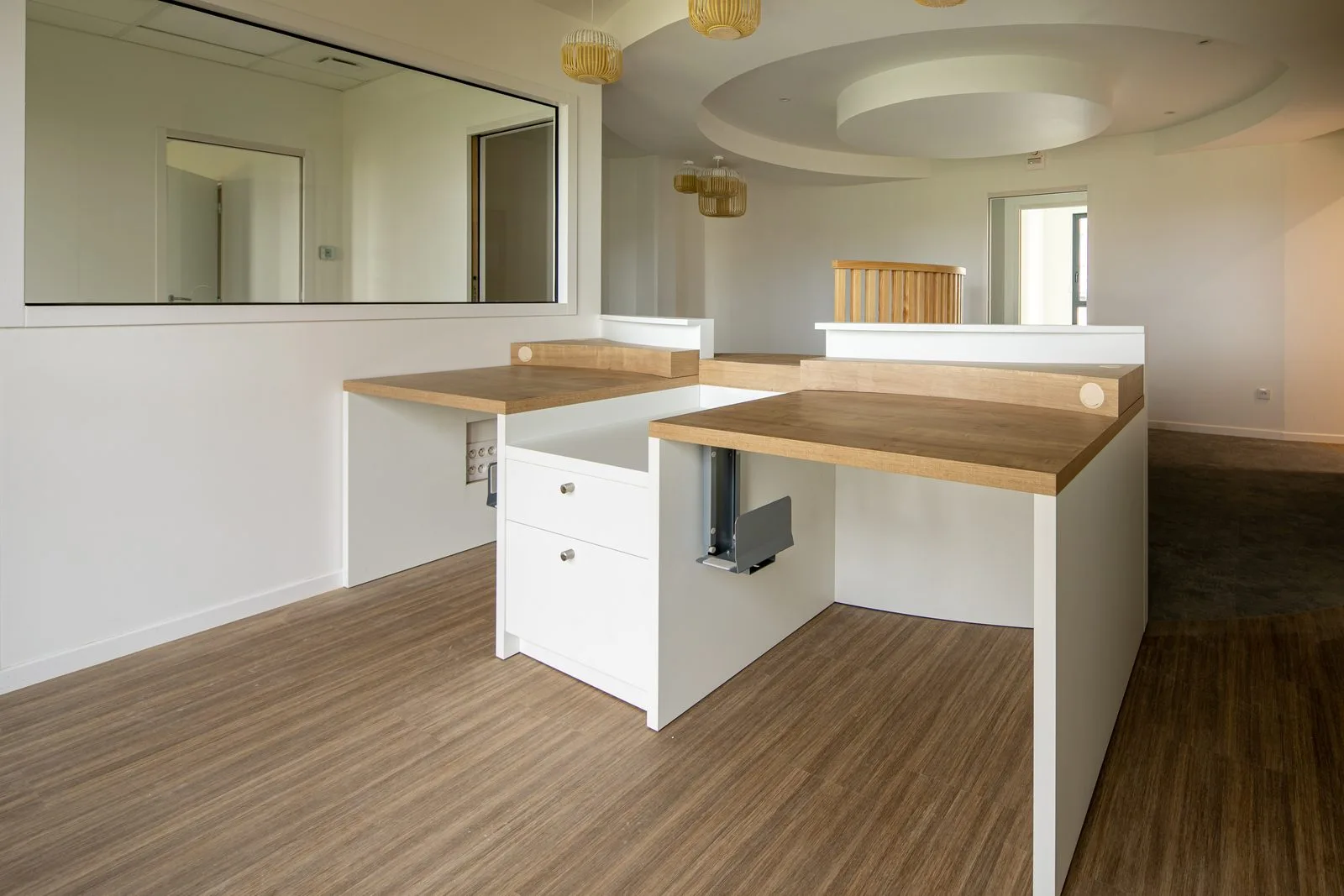 Agencement d'un cabinet médical à Pornic, réalisation Arcobois