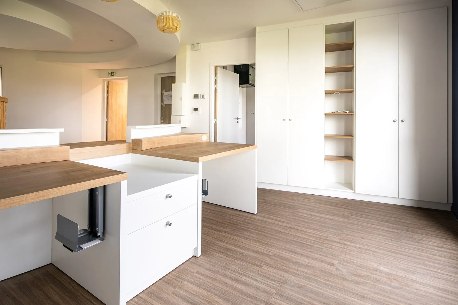 Agencement d'un cabinet médical à Pornic, réalisation Arcobois