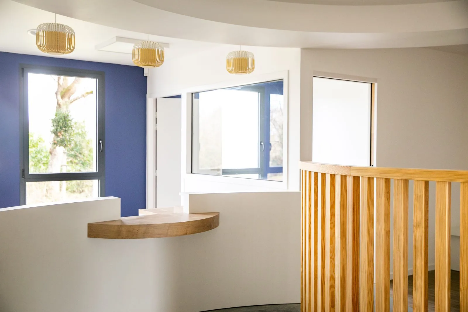 Agencement d'un cabinet médical à Pornic, réalisation Arcobois