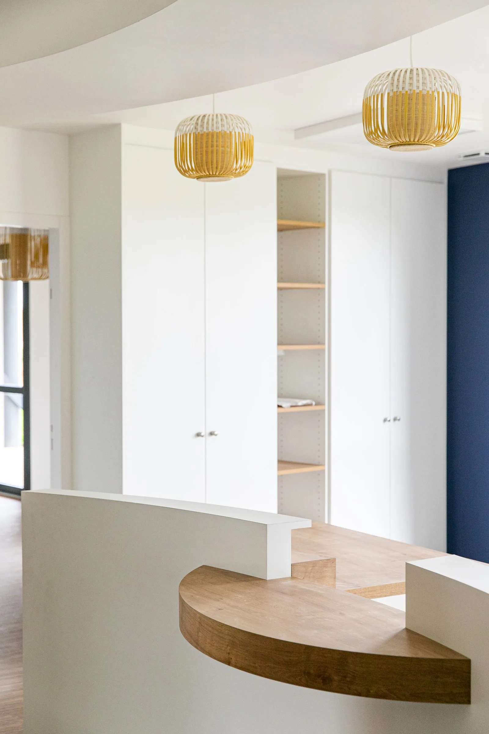 Agencement d'un cabinet médical à Pornic, réalisation Arcobois