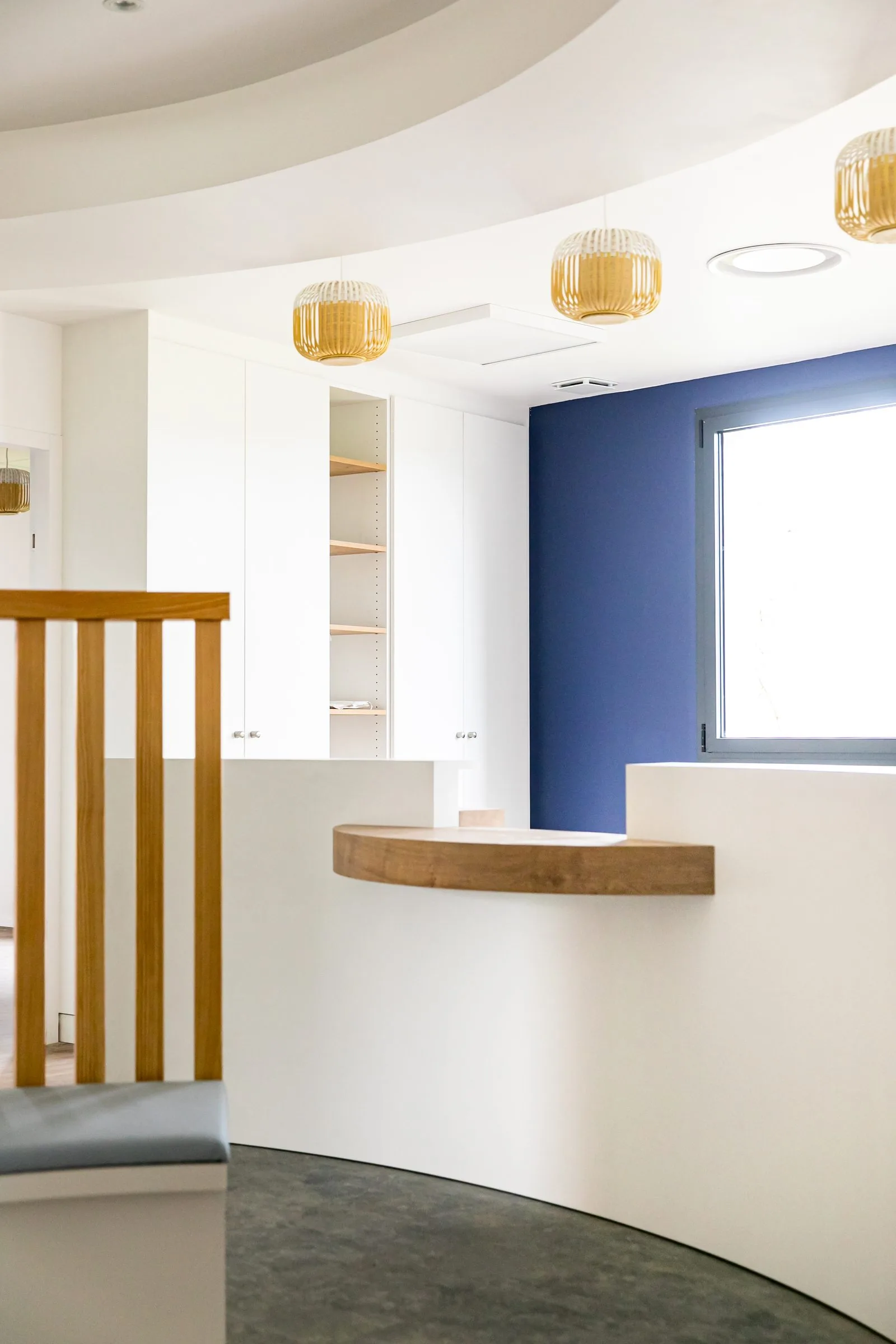 Agencement d'un cabinet médical à Pornic, réalisation Arcobois