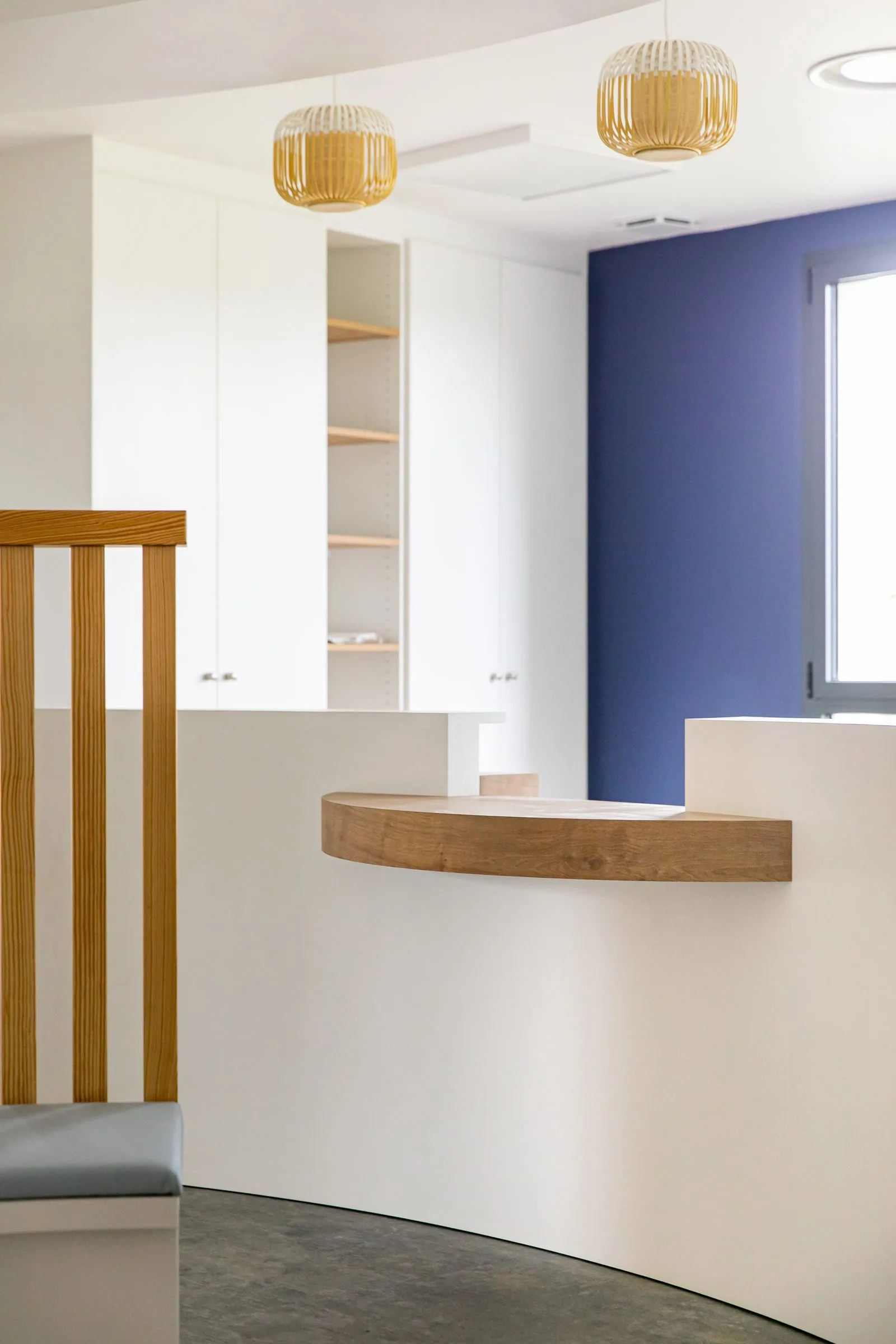 Agencement d'un cabinet médical à Pornic, réalisation Arcobois