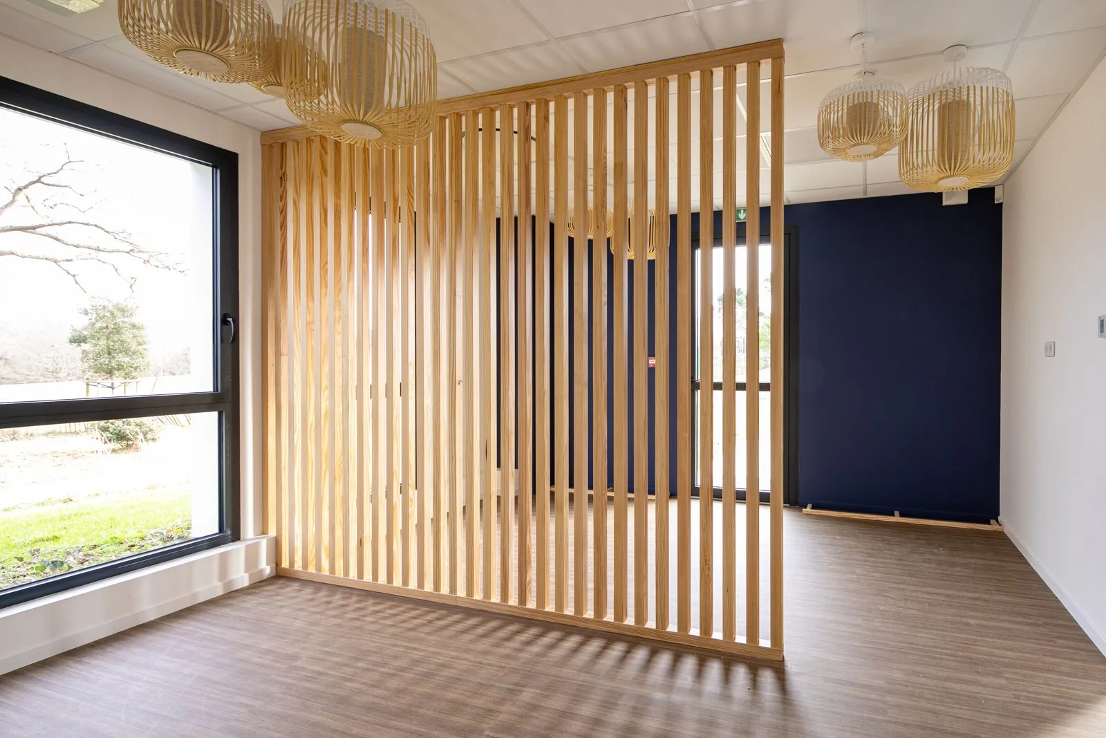 Agencement d'un cabinet médical à Pornic, réalisation Arcobois