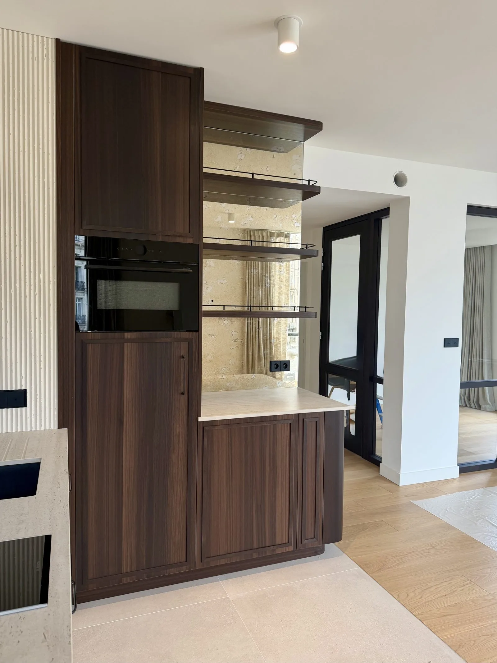 Agencement d'un appartement en centre-ville de Nantes, réalisation Arcobois