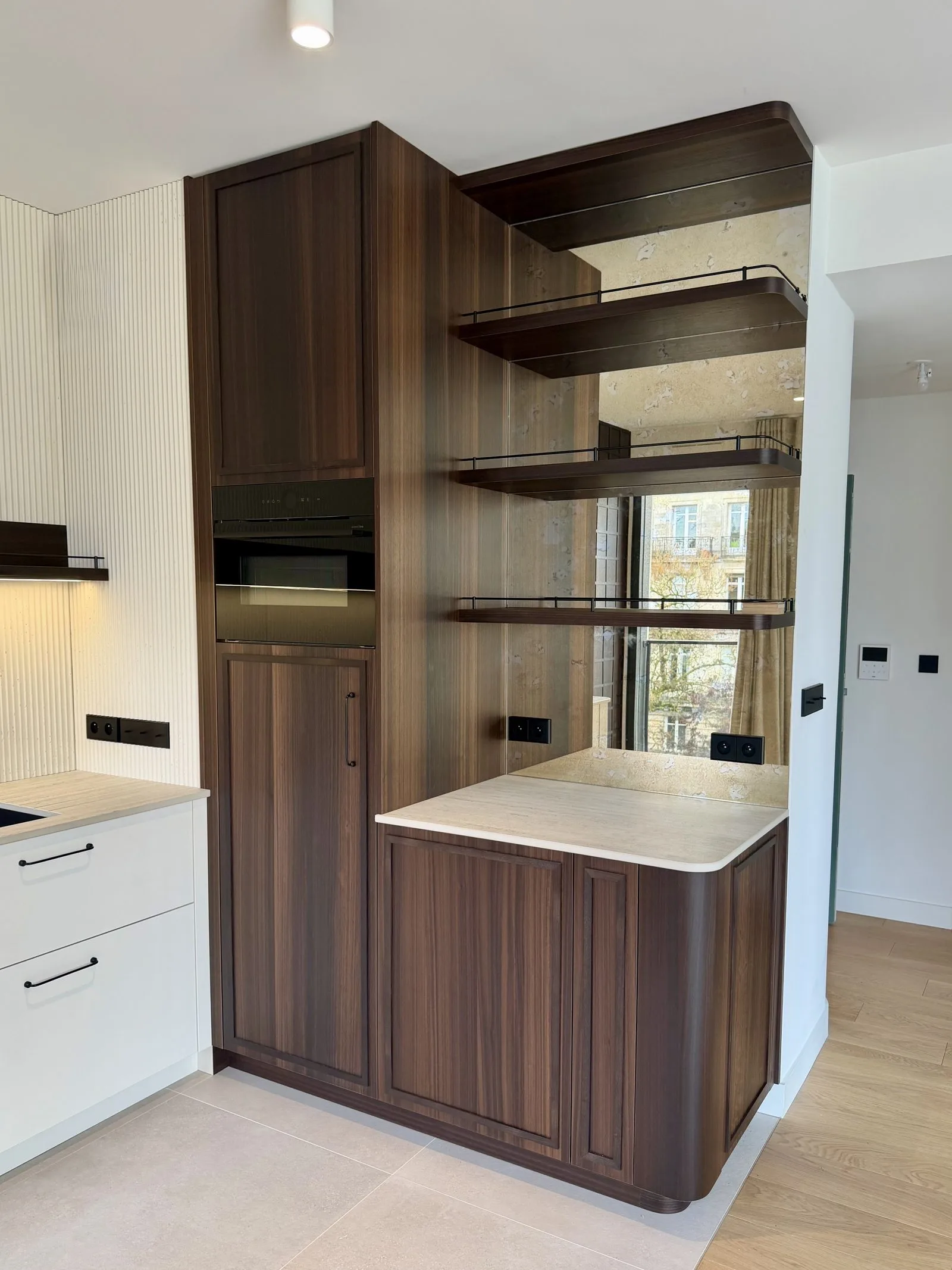 Agencement d'un appartement en centre-ville de Nantes, réalisation Arcobois