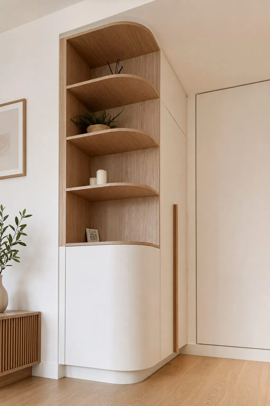 Agencement d'un appartement à Nantes, réalisation Arcobois