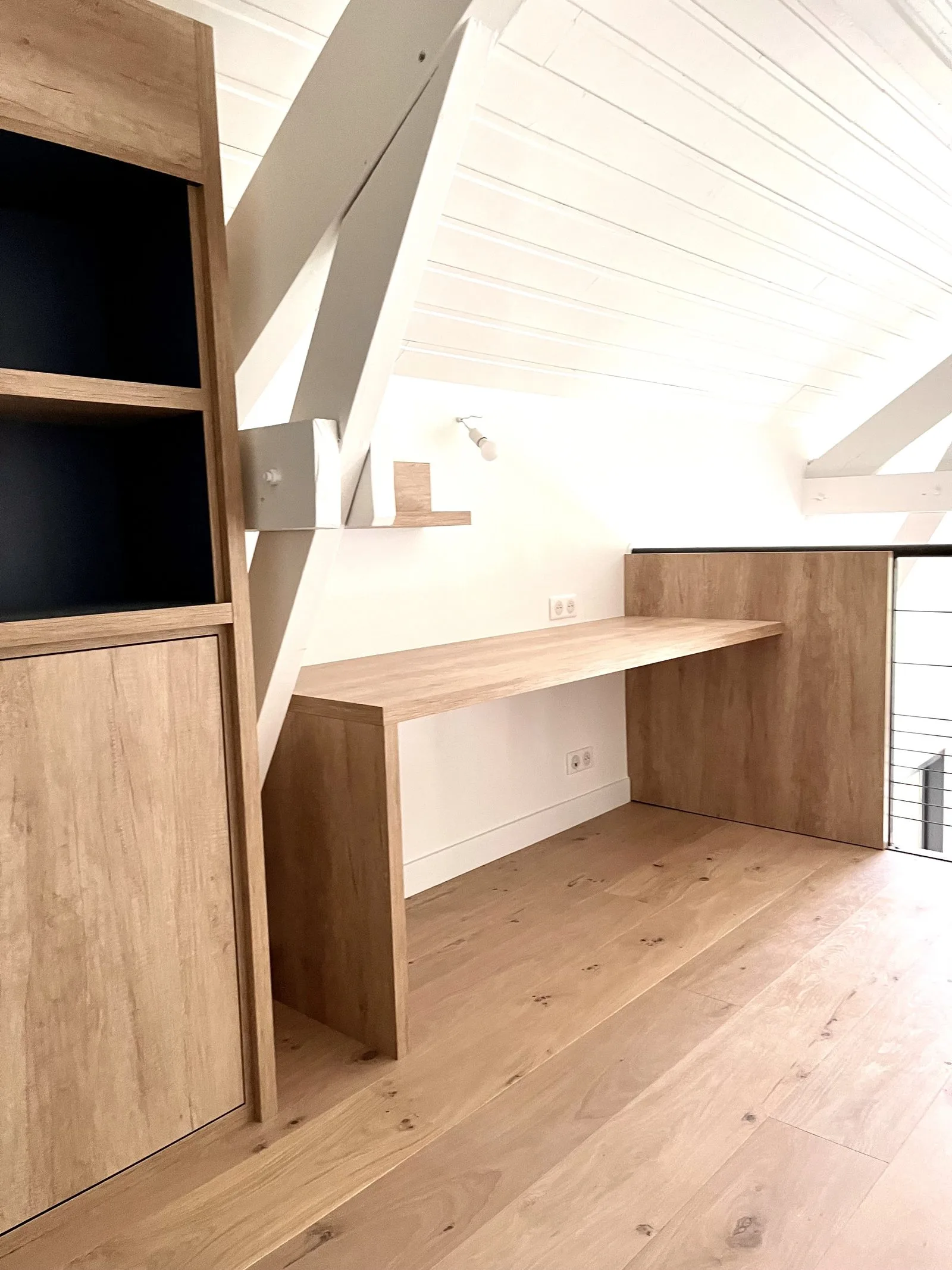 Agencement d'une maison à La Chapelle, réalisation Arcobois