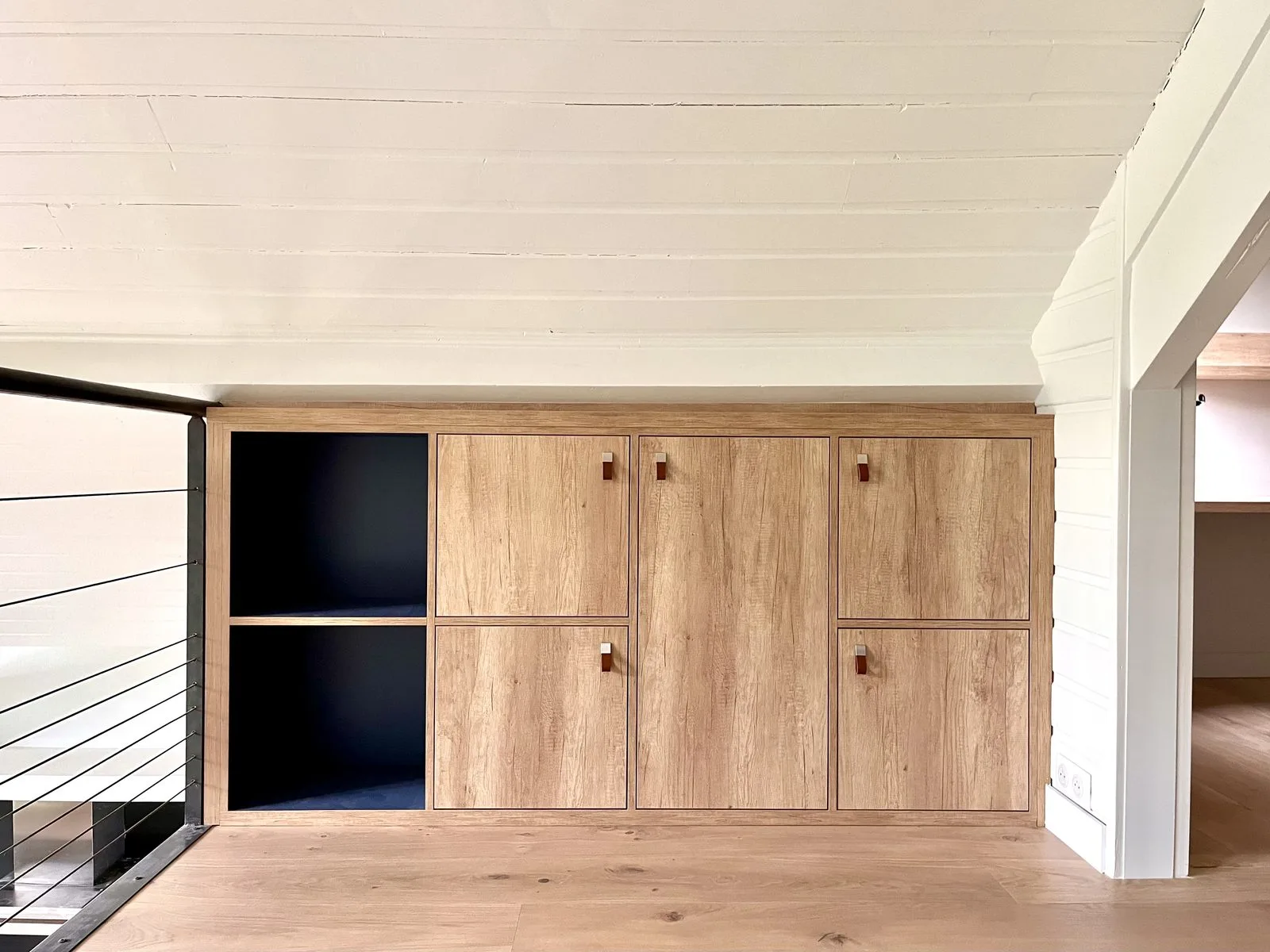 Agencement d'une maison à La Chapelle, réalisation Arcobois