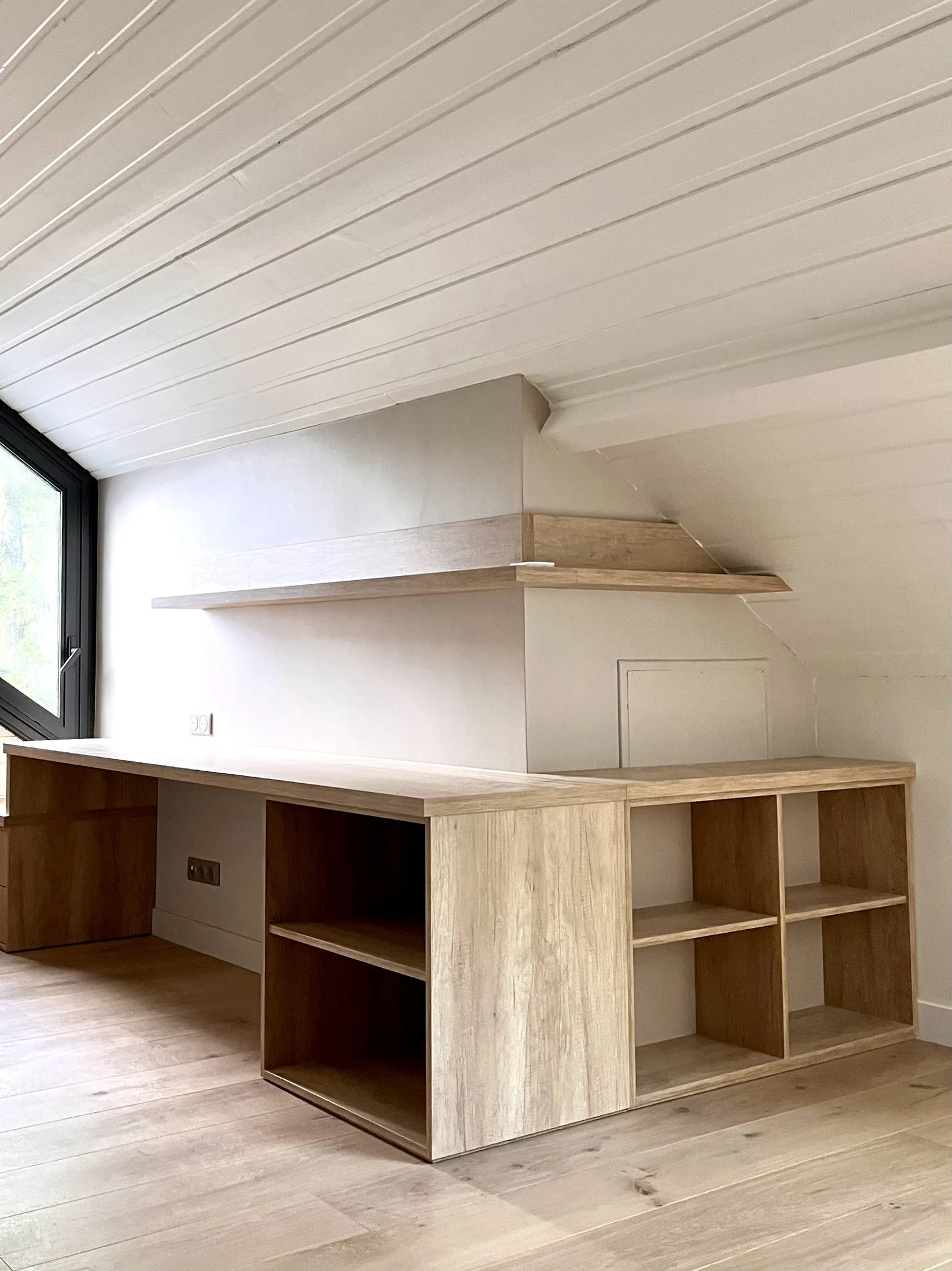 Agencement d'une maison à La Chapelle, réalisation Arcobois