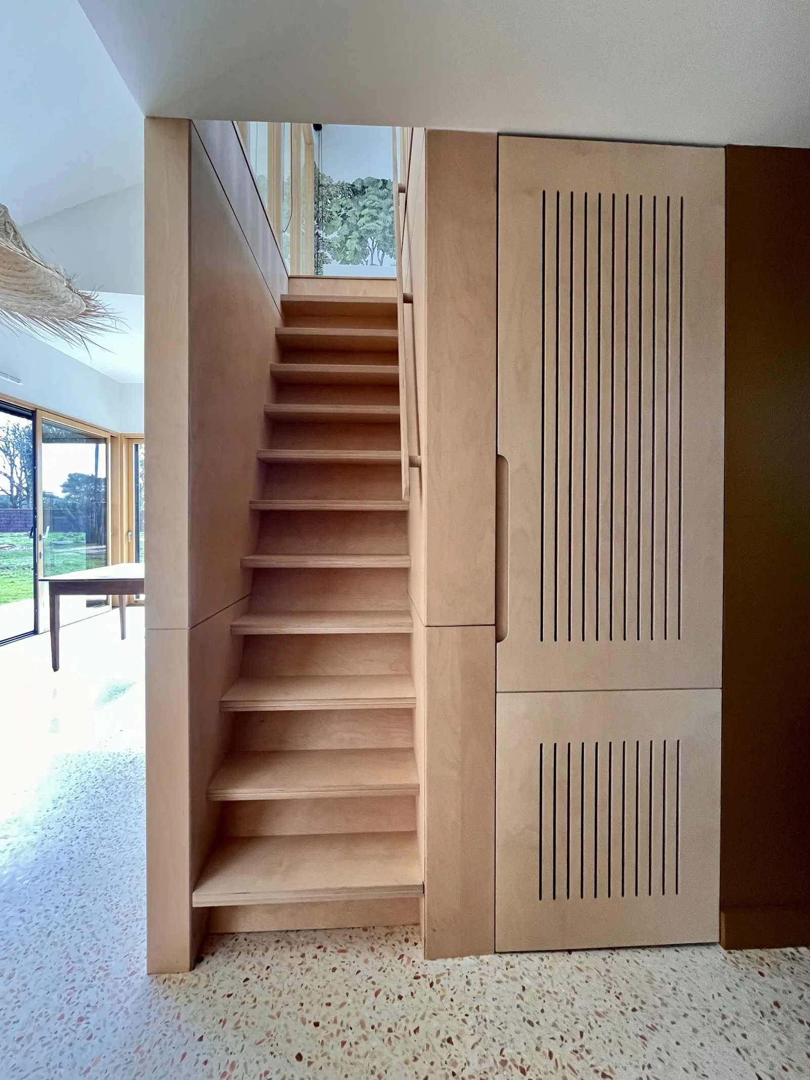Agencement d'une maison en Bretagne, réalisation Arcobois