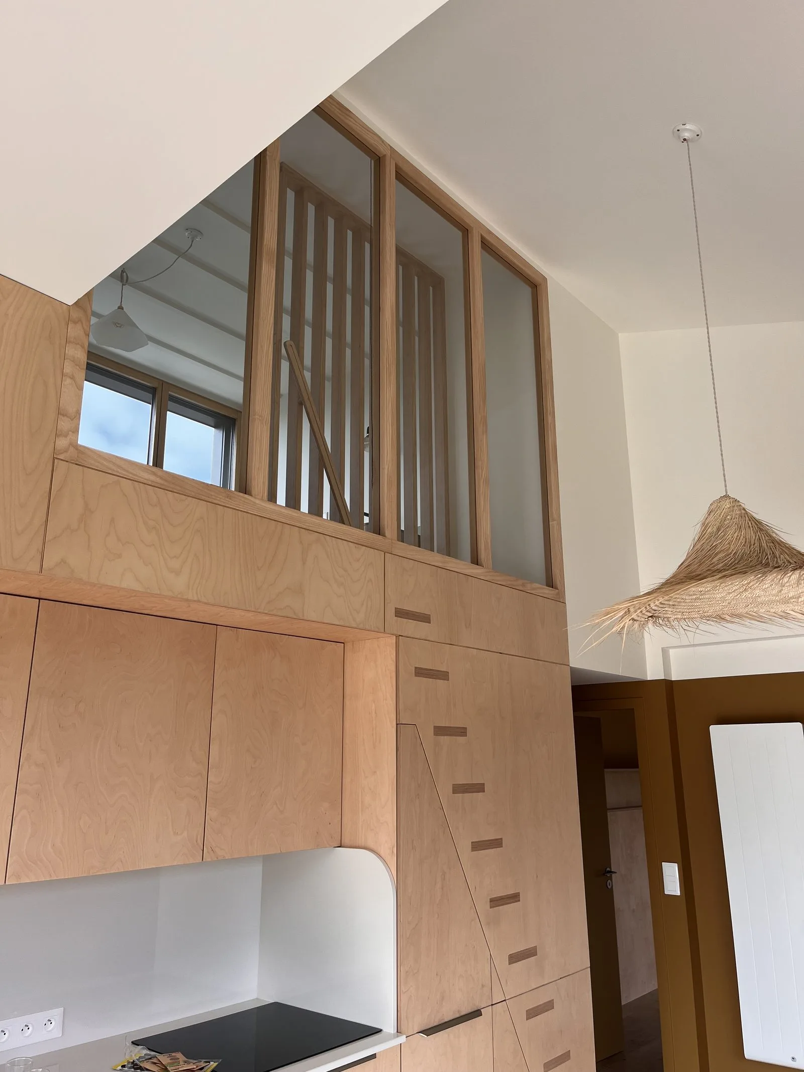 Agencement d'une maison en Bretagne, réalisation Arcobois