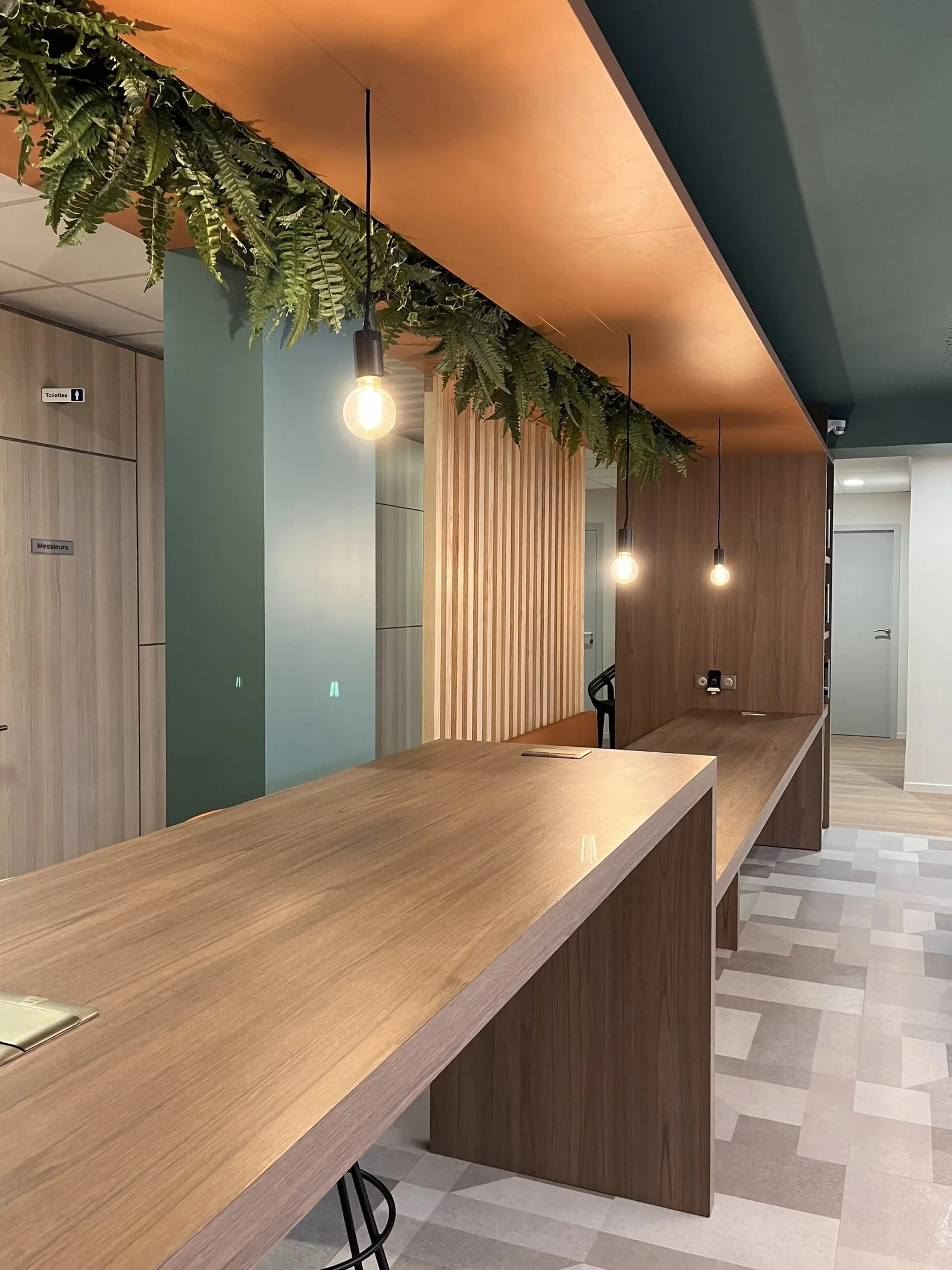 Espace de travail Noveha, réalisation Arcobois