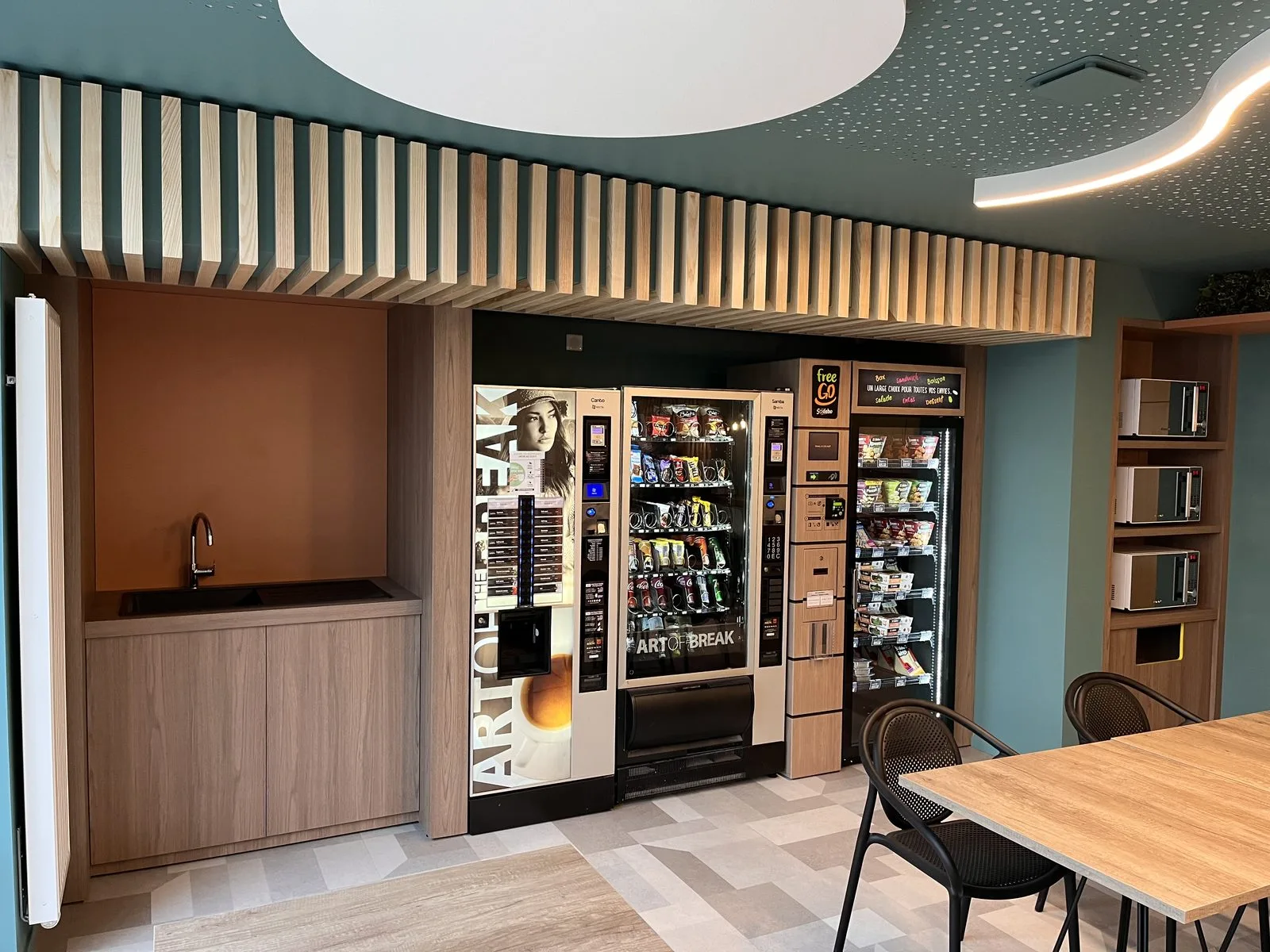 Espace de travail Noveha, réalisation Arcobois