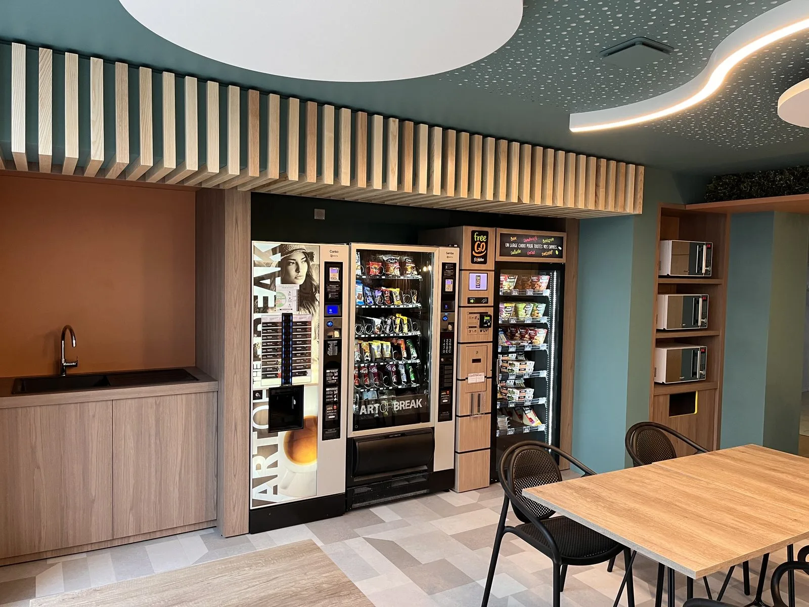 Espace de travail Noveha, réalisation Arcobois