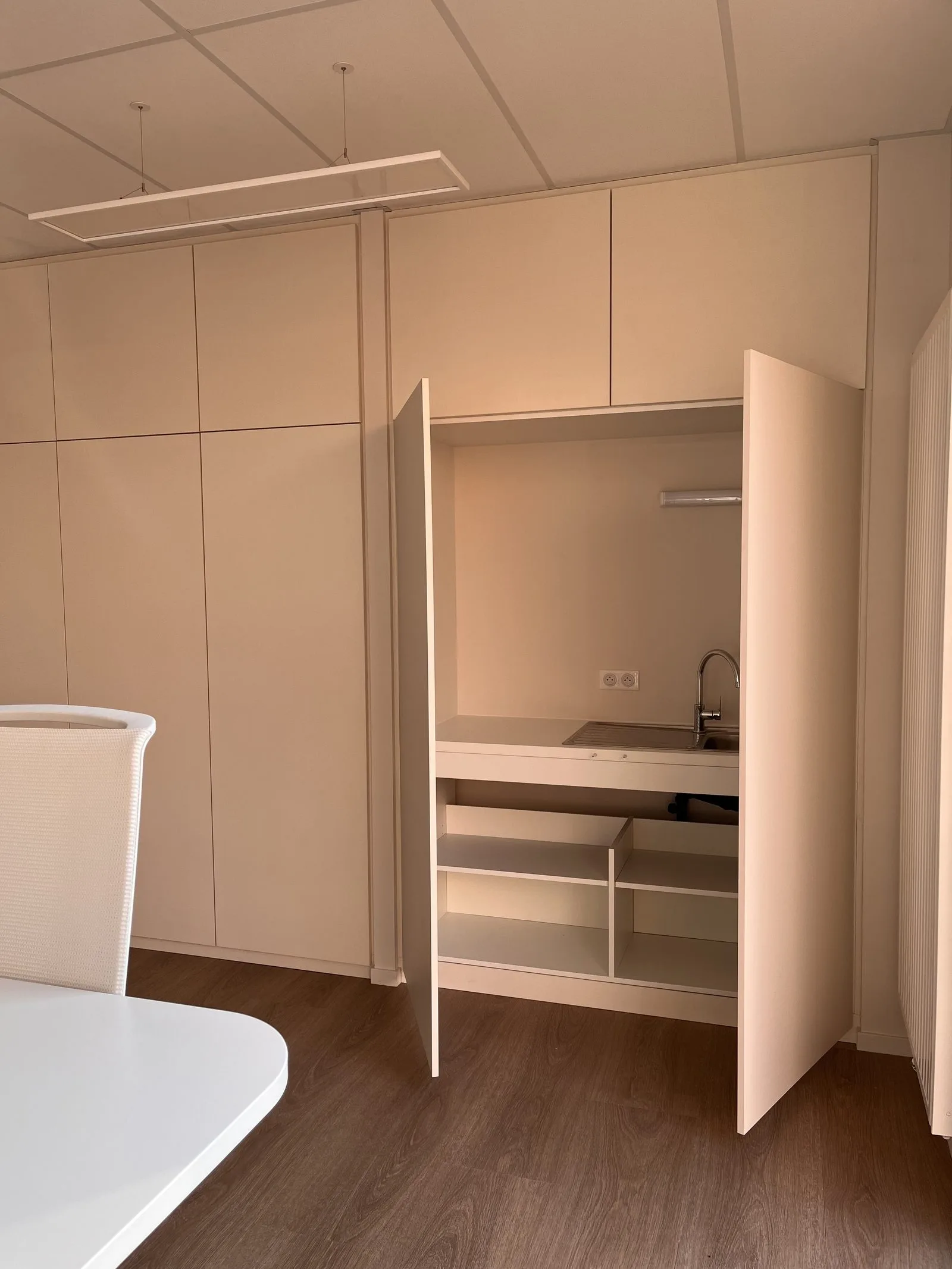 Espace de travail Noveha, réalisation Arcobois