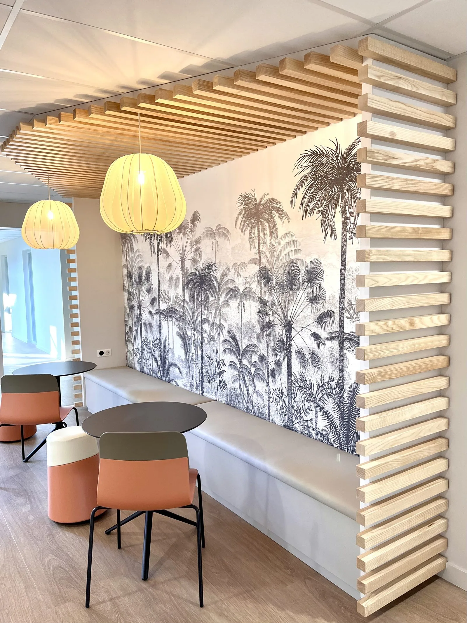 Espace de travail Noveha, réalisation Arcobois