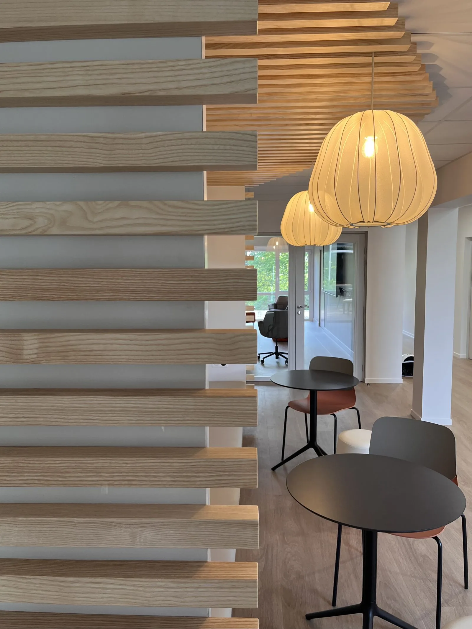 Espace de travail Noveha, réalisation Arcobois