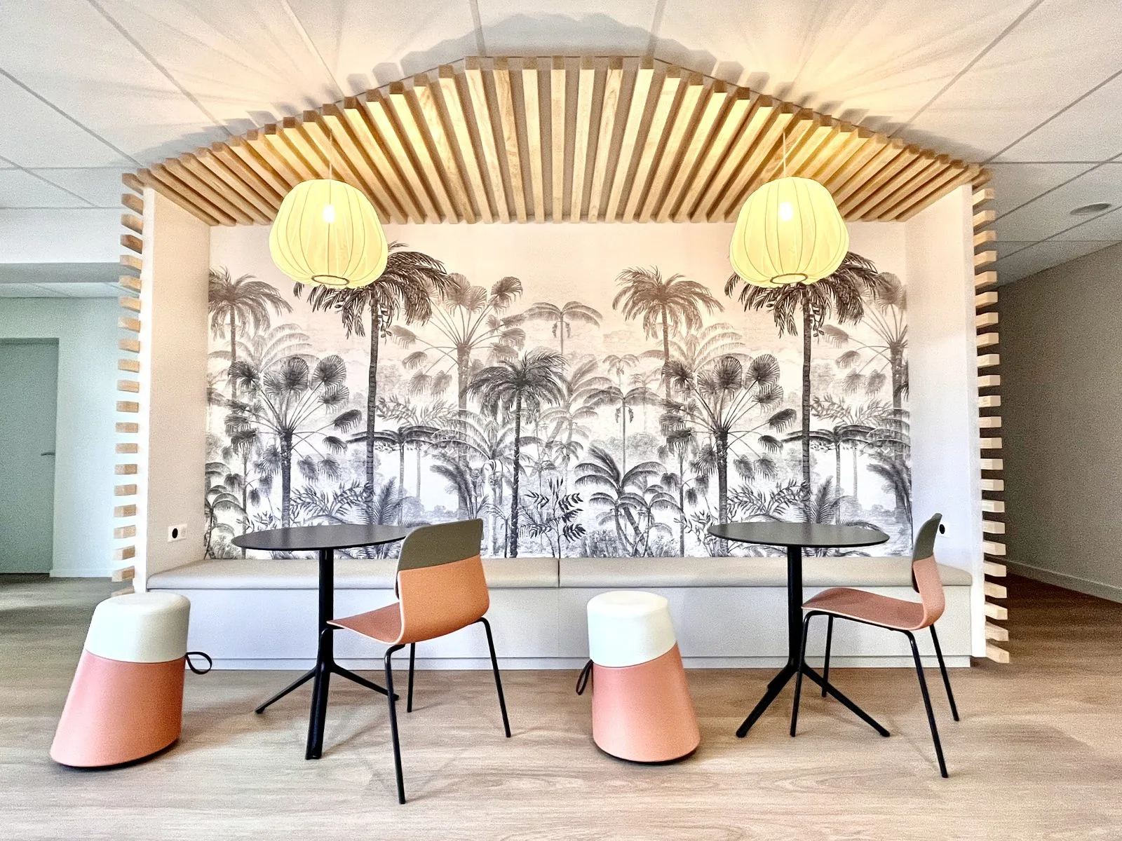Espace de travail Noveha, réalisation Arcobois