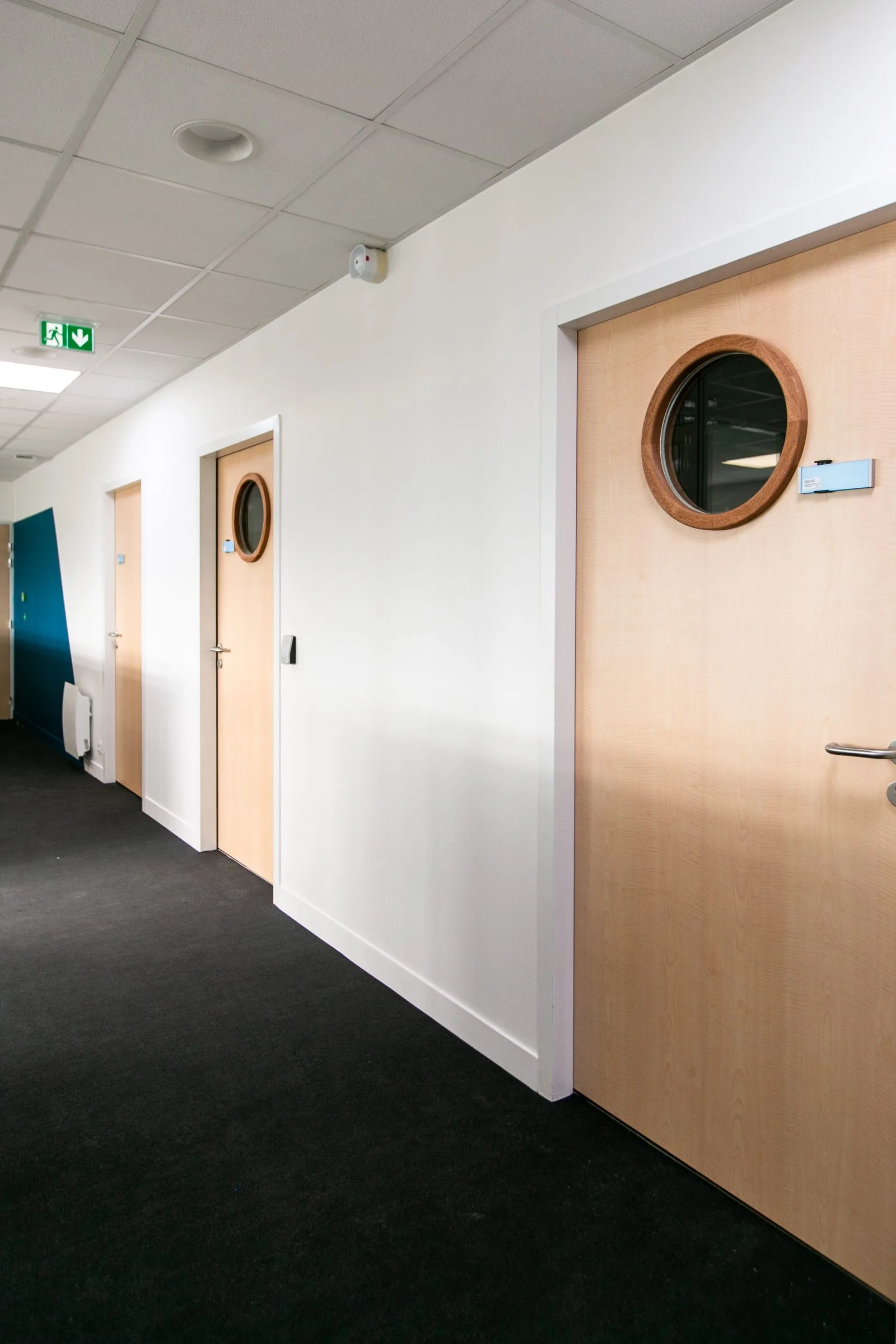 Bureaux d'une plateforme logistique à Angers, réalisation Arcobois