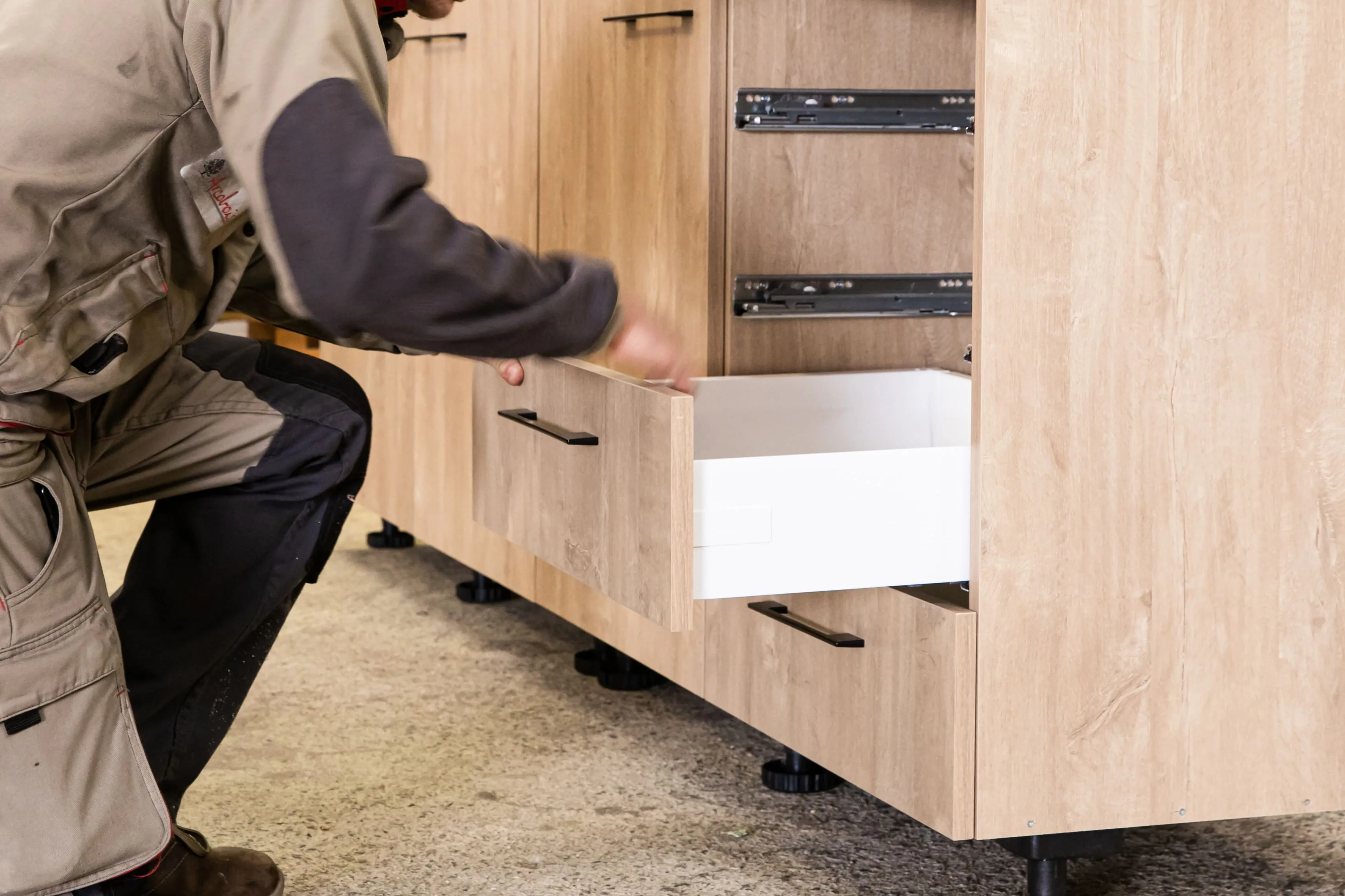 Espace détente d un cabinet médical agencé sur-mesure par Arcobois